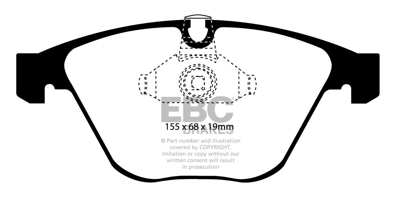 EBC Brakes BMW M3 4.0 (E90) 2010-.. Remblokken voorzijde yellows