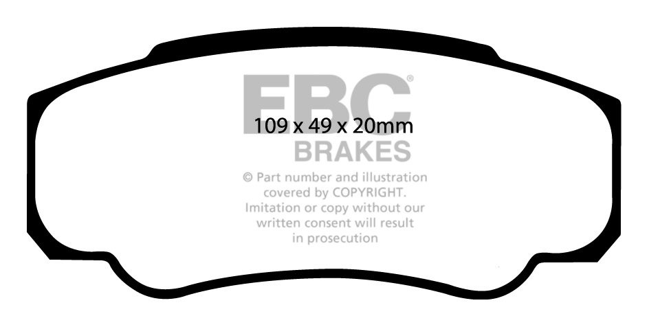 EBC Brakes PEUGEOT BEDRIJFSWAGEN Boxer 2.2 TD 2001-2006 Remblokk