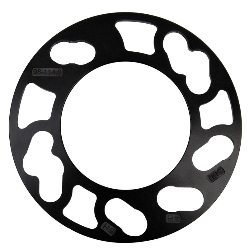 TPI Universele spoorverbrederset 3mm - 4/5-gaats - Steekmaat 98->114,3mm - zwart (6mm/as)