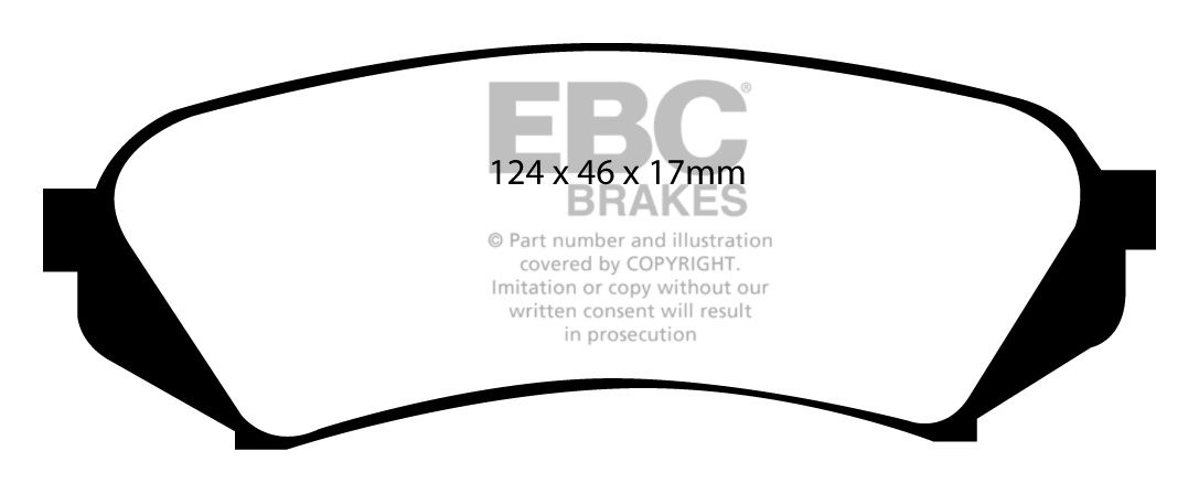 EBC Brakes TOYOTA Landcruiser 4.7 (UZJ100) 2003-2008 Remblokken
