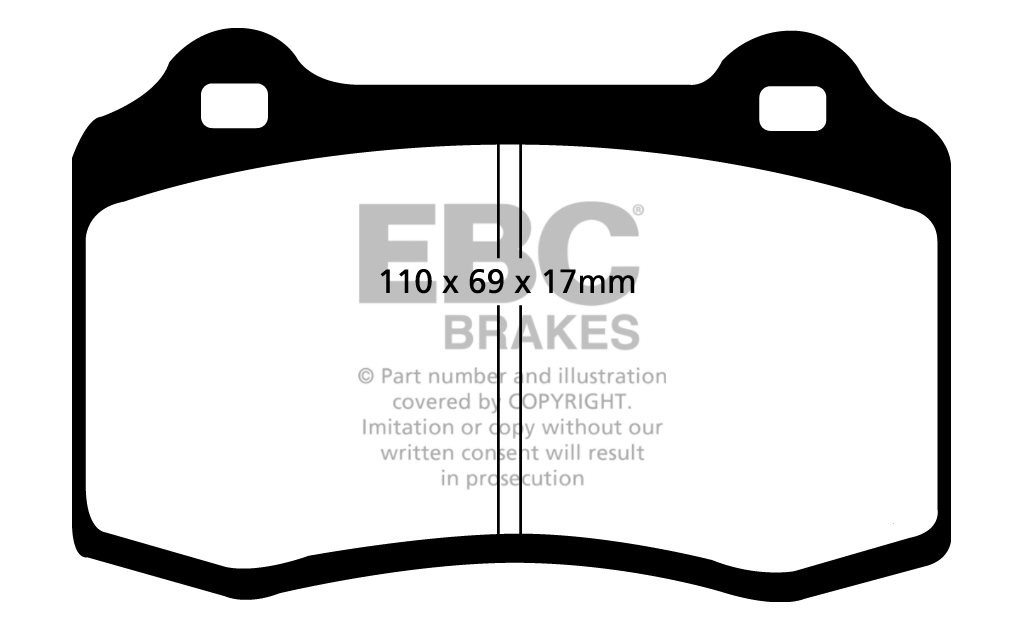 EBC Brakes OPEL Commodore 2.8 70-78 Remblokken voorzijde