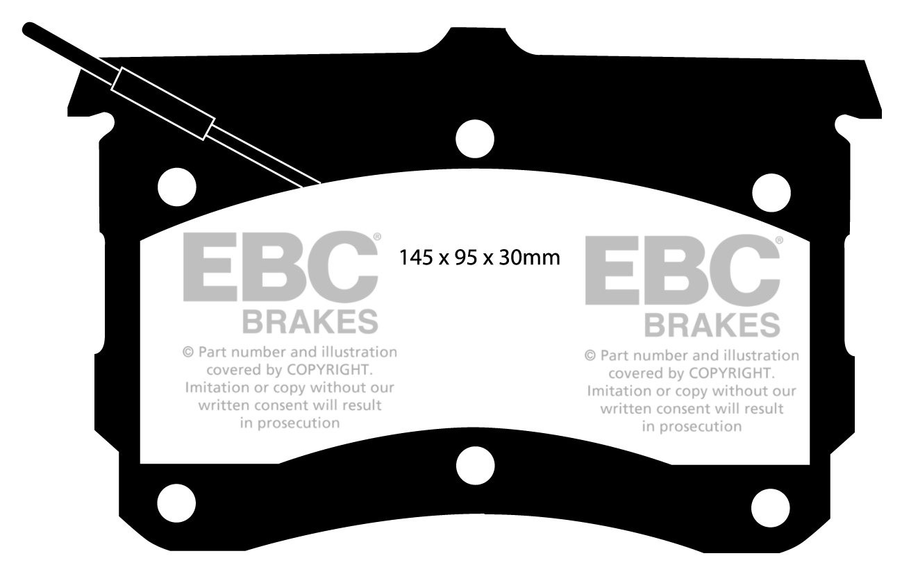 EBC Brakes CITROEN DS 2.0 Station 65-75 Remblokken voorzijde