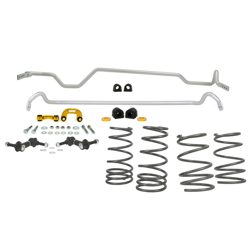Whiteline Grip-Serie 1 Stabilisatorstang en Verlagingsveer  Kit Subaru Impreza Sedan GD 2.0 4WD 2005-