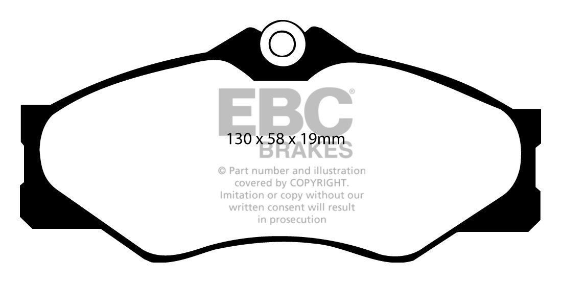 EBC Brakes VW Caravelle 1.8 90-95 Remblokken voorzijde