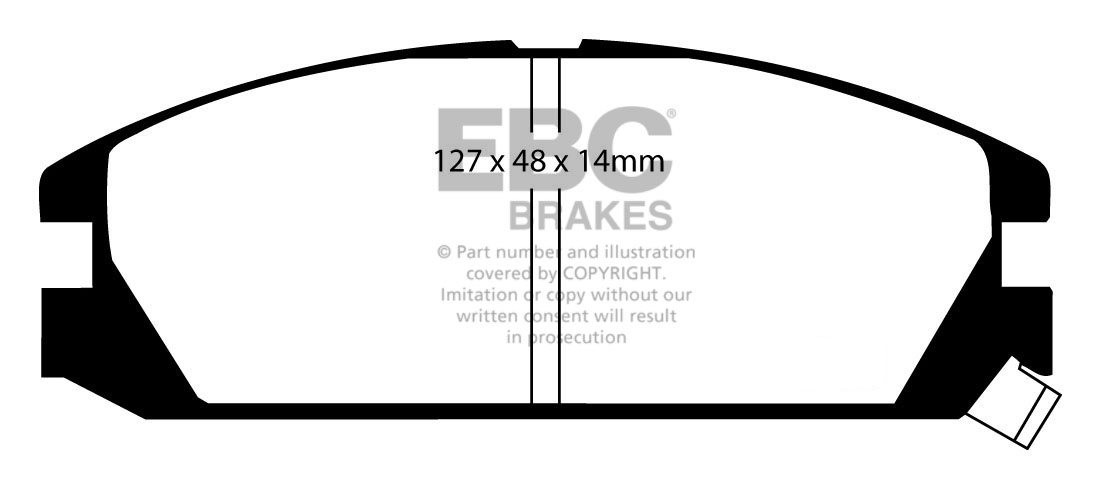 EBC Brakes HONDA Accord 2.0 (SOHC) (CA4/5) 85-88 Remblokken voor