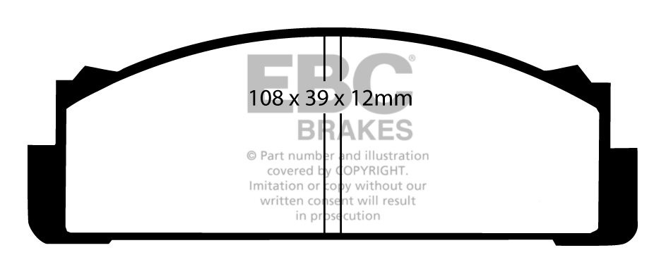 EBC Brakes MATRA M530 1.7 67-73 Remblokken voorzijde