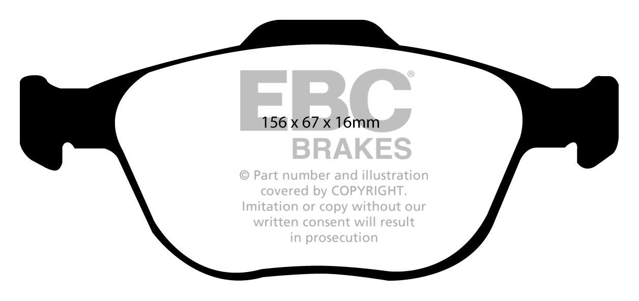 EBC Brakes FORD BEDRIJFSWAGEN Tourneo Connect 1.8 TD 2003-.. Rem