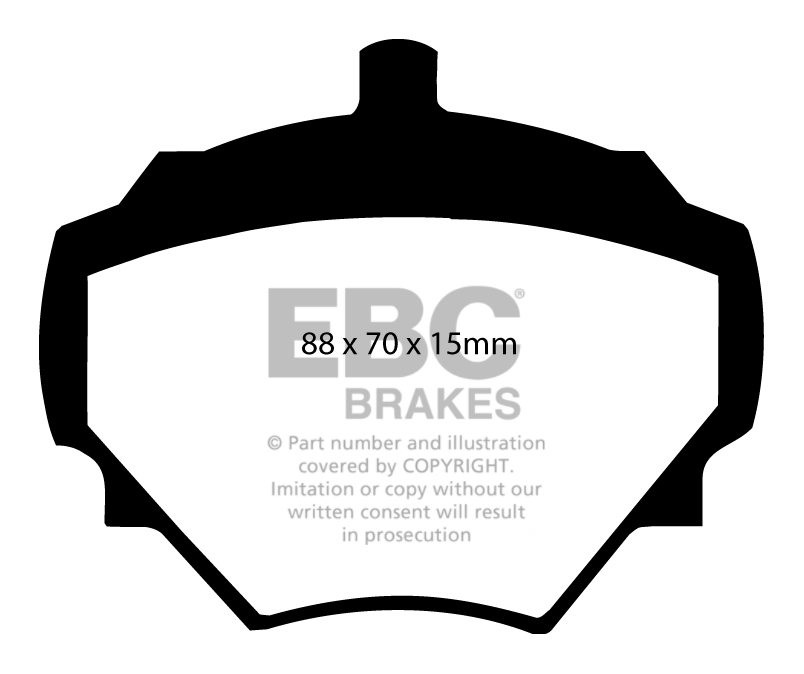 EBC Brakes LAND ROVER Defender 90 2.4 TD 2007-.. Remblokken acht