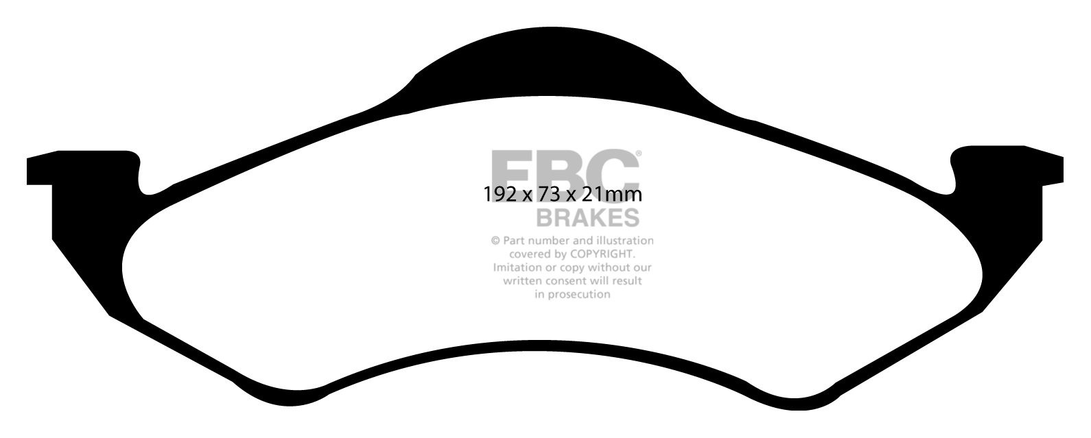 EBC Brakes DODGE (USA) Durango 5.2 2000-2002 Remblokken voorzijd
