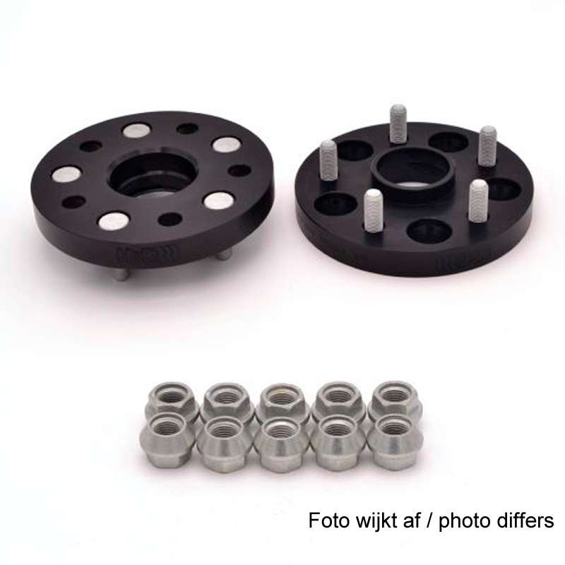 H&R DRM-Systeem Spoorverbreders 25mm 5x120 - Naaf 64,0mm - Boutmaat M14x1,5 -  Honda - Zwart