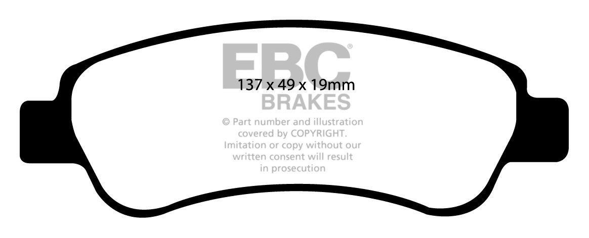EBC Brakes FIAT BEDRIJFSWAGEN Ducato 2.2 TD (1700/2000kg) 2006-.