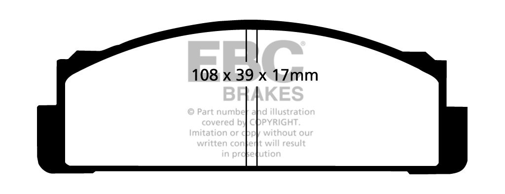 EBC Brakes FIAT 124 Spider 1.6 70-74 Remblokken voorzijde greens