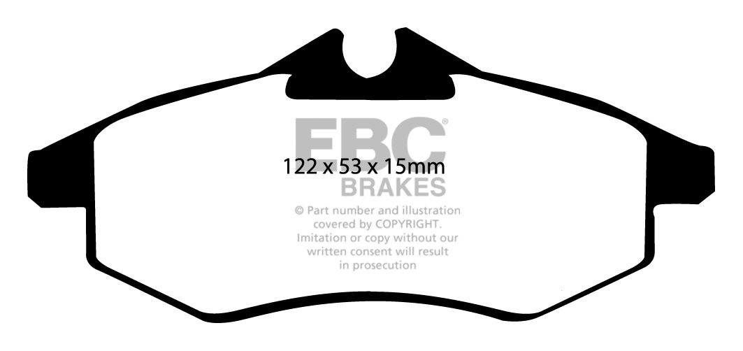 EBC Brakes VOLVO 240 2.8 82-84 Remblokken voorzijde