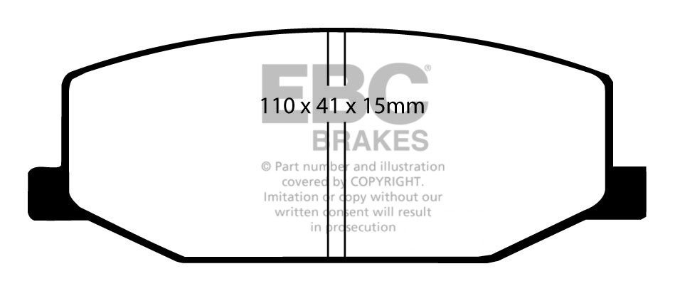 EBC Brakes SUZUKI Jimny 1.5 TD 2004-2005 Remblokken voorzijde