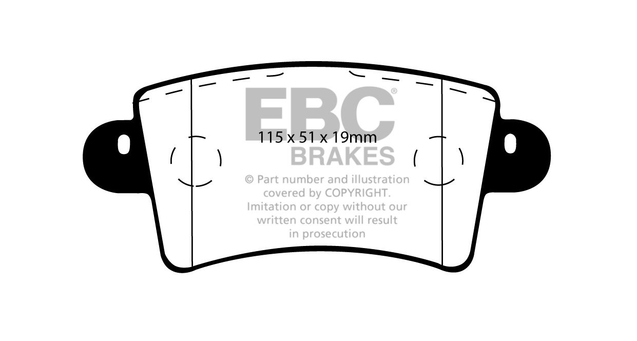EBC Brakes OPEL Movano 2.5 TD (16" Wheels) 2000-2010 Remblokken