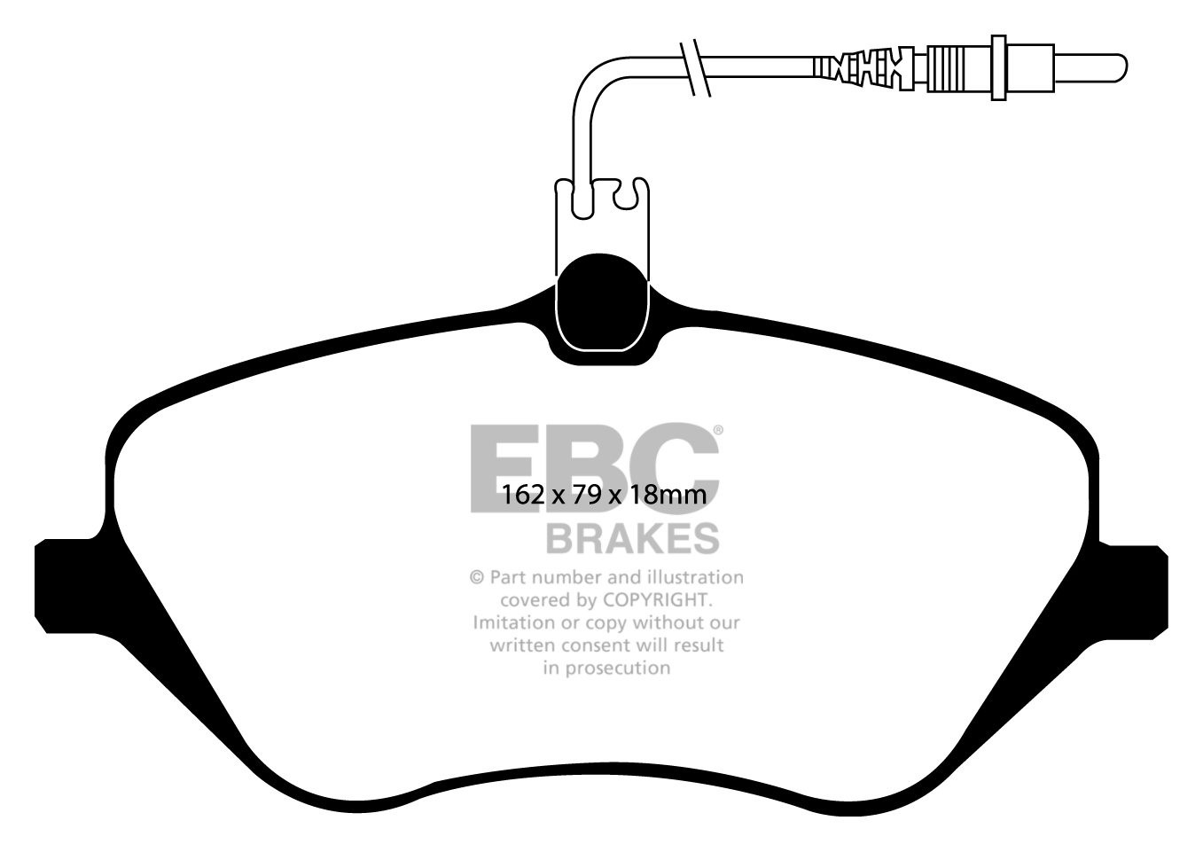 EBC Brakes CITROEN C5 2.2 TD (Elec H/B) 2008-.. Remblokken voorz