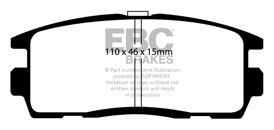 EBC Brakes OPEL Antara 3.2 2007-.. Remblokken achterzijde