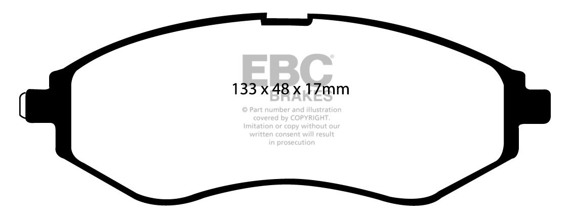 EBC Brakes PEUGEOT 404 1.9 D 68-75 Remblokken voorzijde
