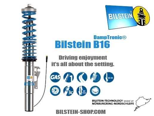 Bilstein Porsche Cayman 4 Sport B16 Damptronic Schroefset