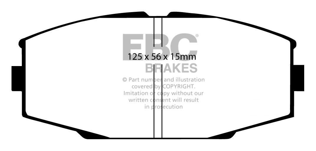 EBC Brakes TOYOTA Supra 3.0 86-93 Remblokken voorzijde