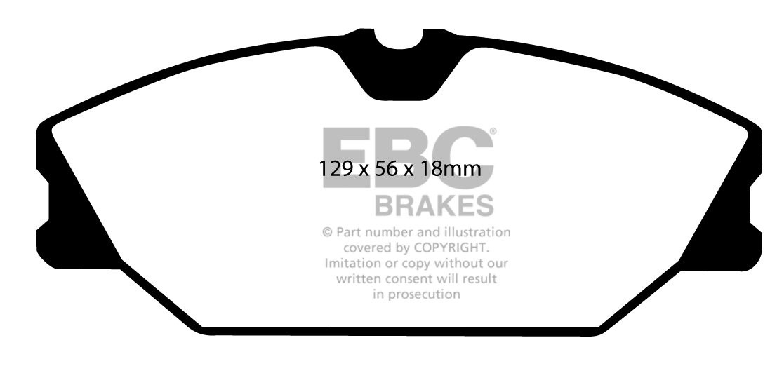 EBC Brakes RENAULT Laguna Sedan 2.0 16v 99-2000 Remblokken voorz