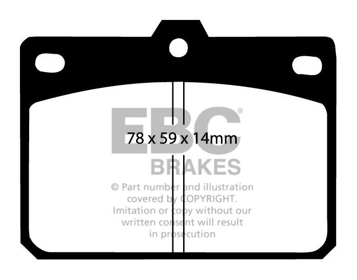 EBC Brakes CITROEN Grand C4 Picasso 2.0 TD 2007-.. Remblokken ac