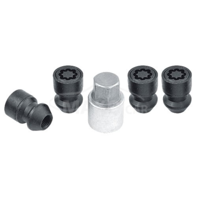 Wielsloten M14x1.50 KE-60 SW19 moer (BEN415L) zwart