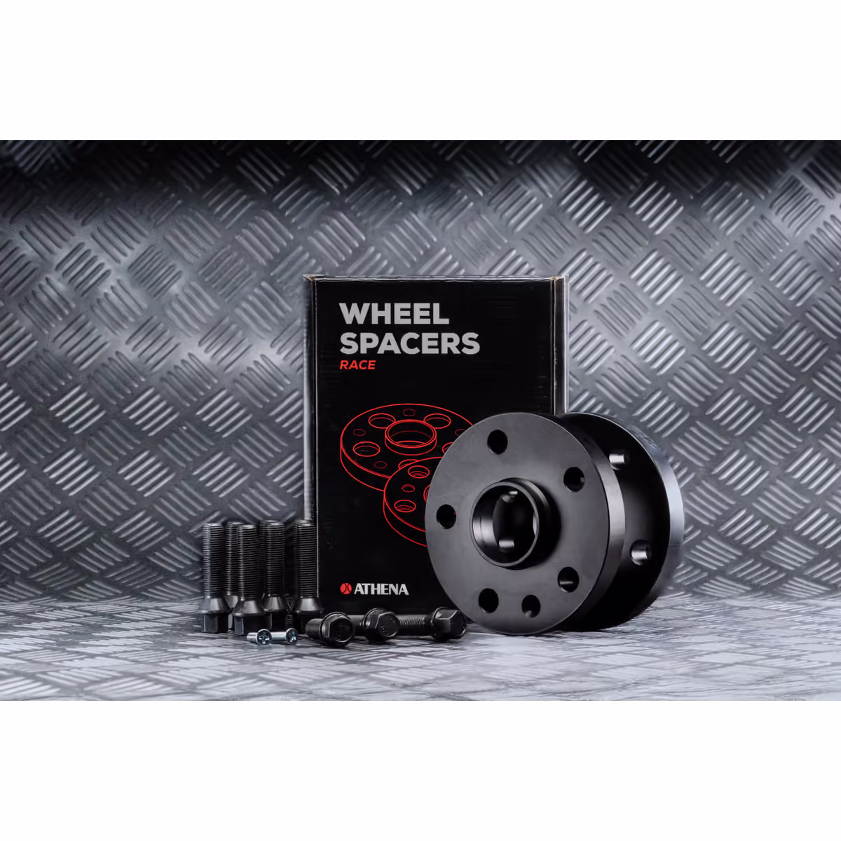 Spoorverbreders 5x120 naaf:72.5 dikte:16mm BMW incl. wielbouten Zwart