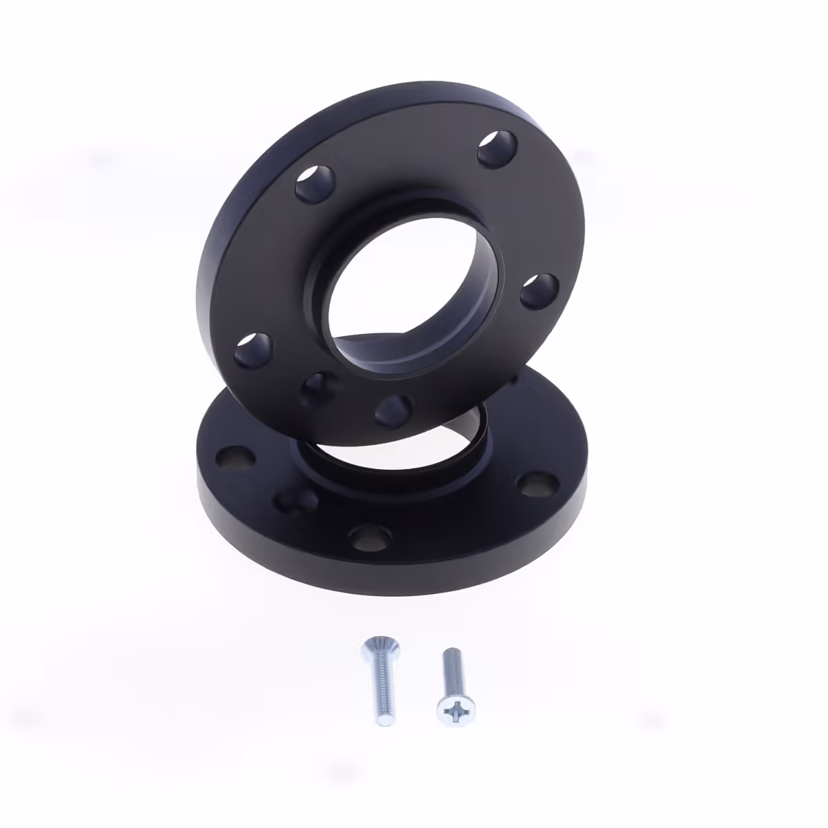 Spoorverbreders 5x112 naaf:57 dikte:12mm Audi VW Seat Skoda Zwart
