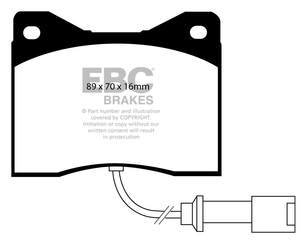 EBC Brakes BMW 3.0 Remblokken voorzijde greenstuff