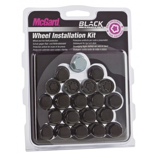 McGard Wielbout set M14x1.5 Bol radius R13 36,7mm Black