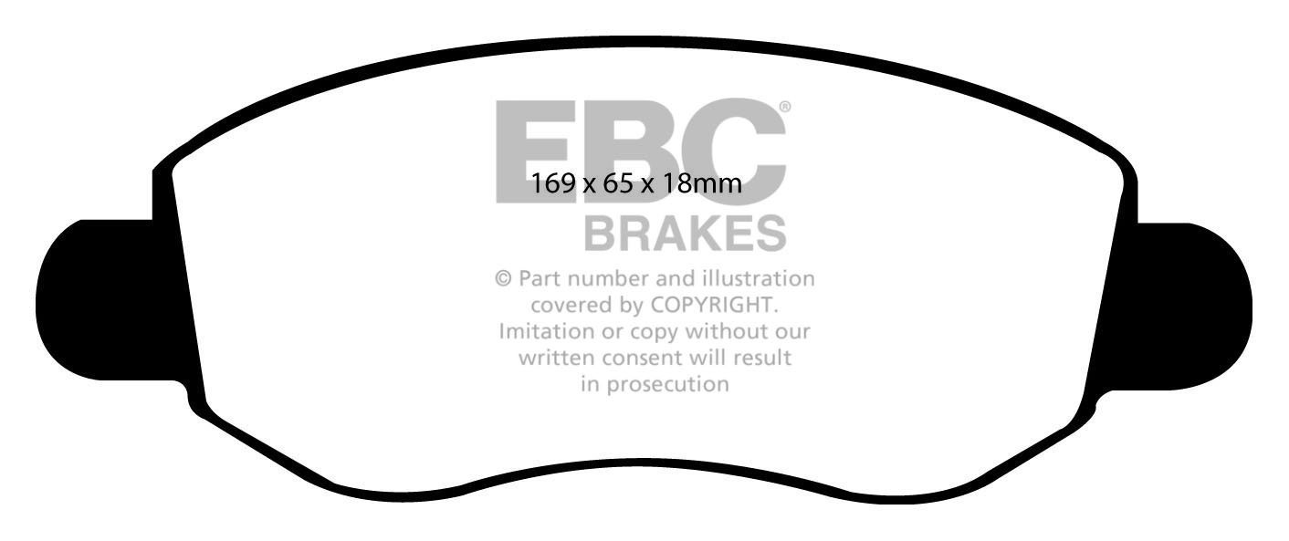 EBC Brakes FORD BEDRIJFSWAGEN Transit 330 2000-2006 Remblokken v