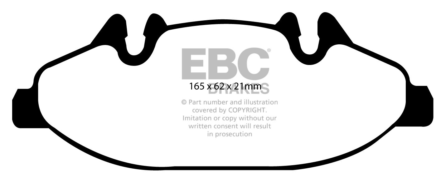 EBC Brakes MERCEDES BEDRIJFSWAGEN Vito 3.7 2004-2008 Remblokken