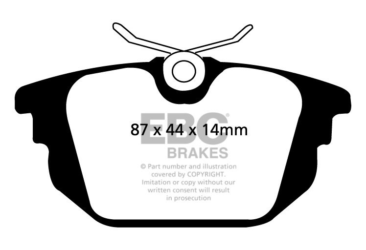 EBC Brakes ALFA ROMEO GTV 3.0 97-2003 Remblokken achterzijde