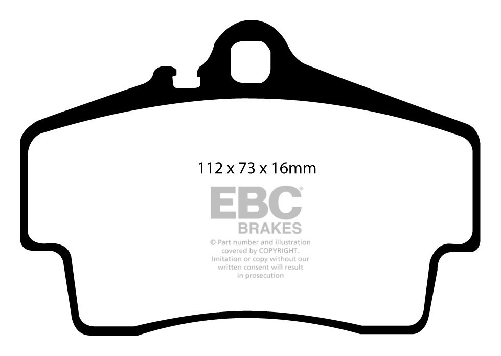 EBC Brakes PORSCHE 911 (997) (Cast Iron Disc Only) 3.6 Carrera 4