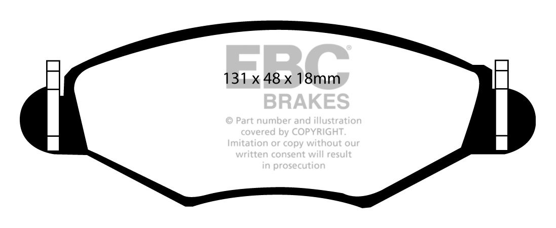 EBC Brakes PEUGEOT 306 1.6 97-2002 Remblokken voorzijde