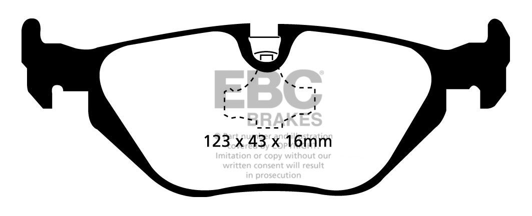 EBC Brakes CITROEN C4 2.0 TD (Bosch Rear 25mm Bearing Bore) 2004