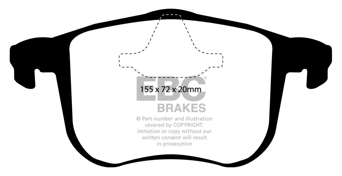 EBC Brakes FORD C-Max MK1 2.0 TD 2007-2011 Remschijf grooved dis