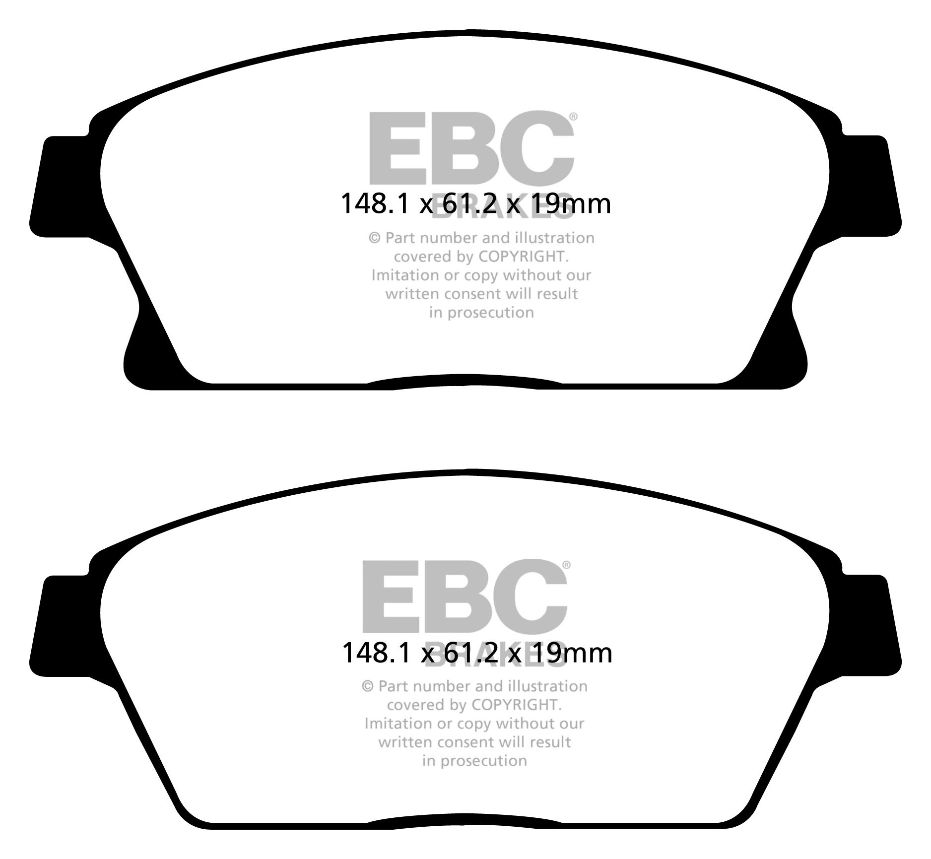 EBC Brakes OPEL Astra J 1.7 TD -110 2009-.. Remblokken voorzijde