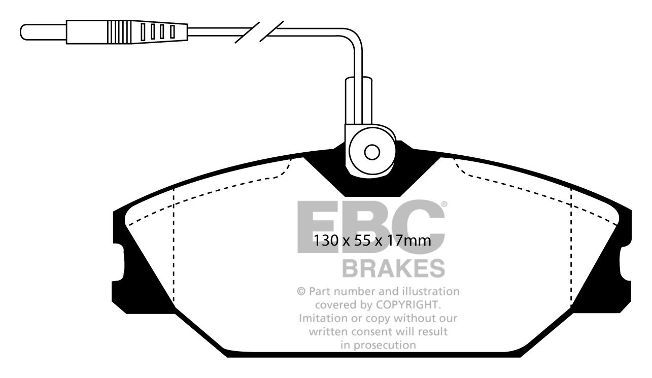 EBC Brakes RENAULT Laguna Sedan 2.0 16v 98-2000 Remblokken voorz