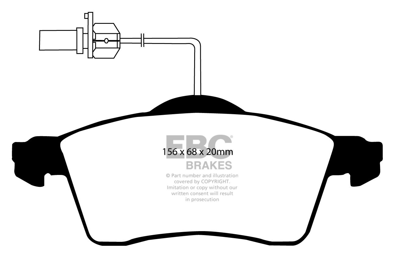 EBC Brakes VW BEDRIJFSWAGEN Transporter (Kombi)/Camper Van 2.4 D