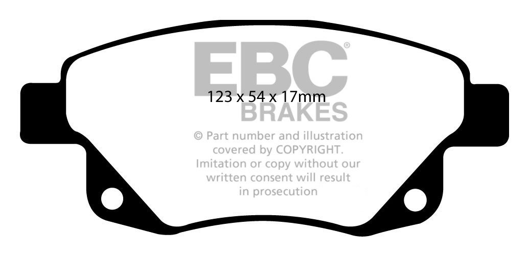 EBC Brakes FORD BEDRIJFSWAGEN Transit 280 RWD 2006-.. Remblokken