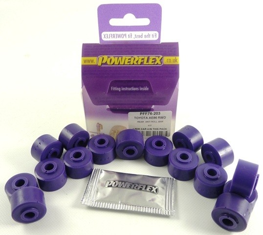 Toyota Corolla AE86 RWD Rear Anti Roll Bar Link Bush Kit - Power