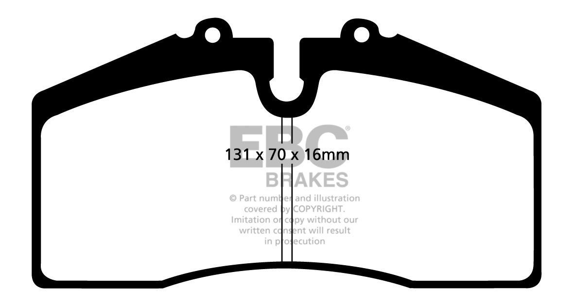 EBC Brakes ASTON MARTIN Short Chassis Volante 4.0 65-66 Remblokk