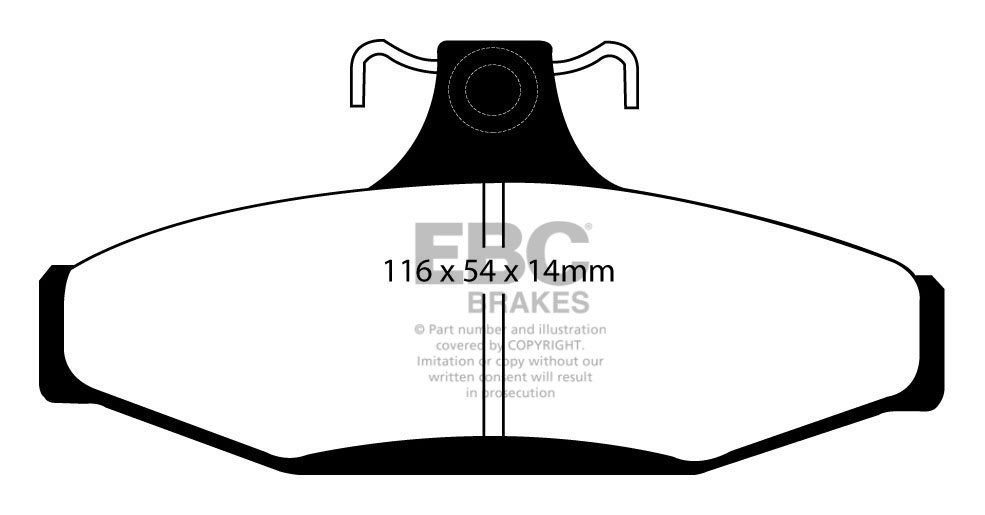 EBC Brakes HOLDEN (Aust/NZ) Commodore (VB) 3.3 78-80 Remblokken