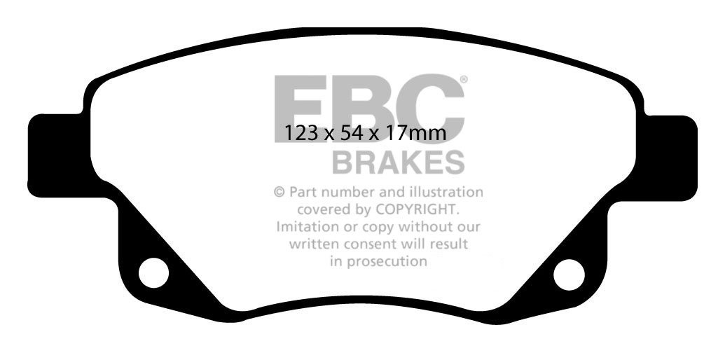EBC Brakes FORD BEDRIJFSWAGEN Transit 350 RWD 2006-.. Remblokken