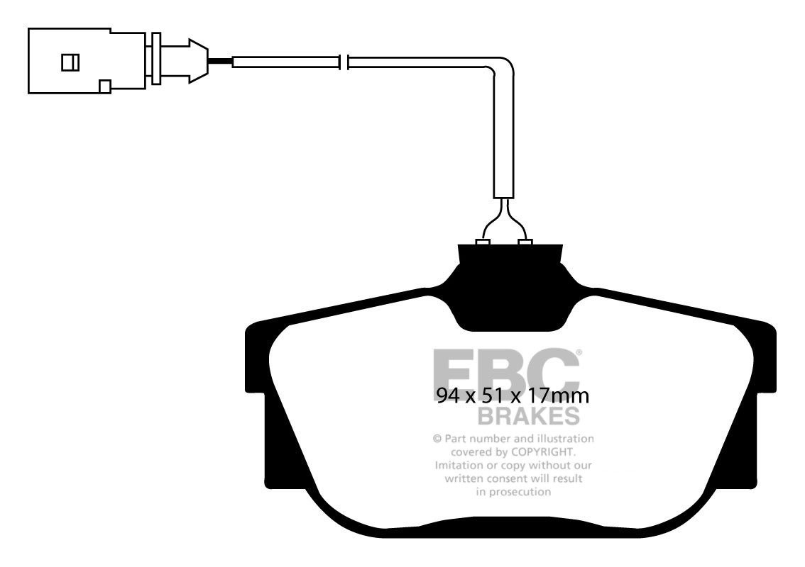 EBC Brakes VW BEDRIJFSWAGEN Transporter (Kombi)/Camper Van 2.5 T