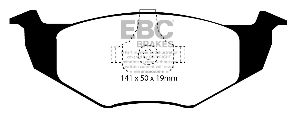 EBC Brakes VW Vento 1.8 95-99 Remblokken voorzijde