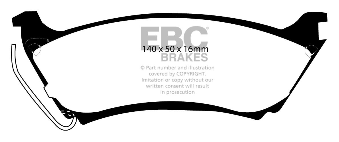 EBC Brakes PEUGEOT 504 2.0 Station 71-86 Remblokken voorzijde