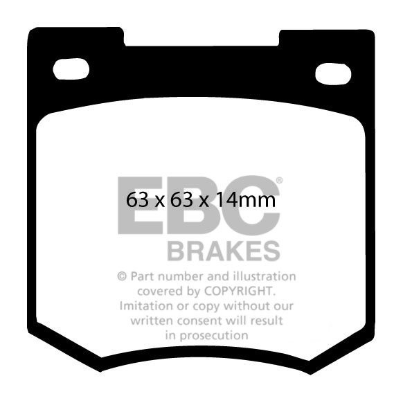 EBC Brakes CHRYSLER (USA) PT Cruiser 2.4 Turbo 2003-.. Remblokke